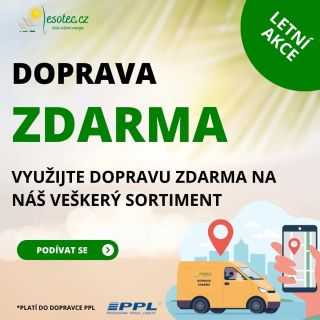 📣 LETNÍ AKCE 2024: Doprava ZDARMA s PPL na všechny produkty! ☀️🚚 Léto je tady a s ním přichází naše skvělá letní akce! 🌞...